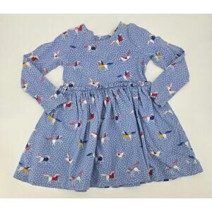 Joules Hampton Horse Print Ruffle Dress